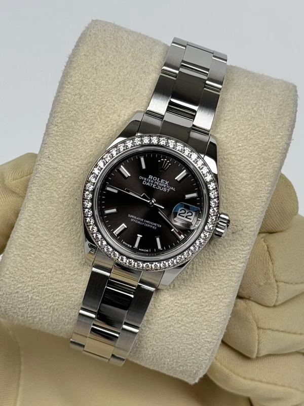 Rolex LADY 28 MM, OYSTERSTEEL, WHITE GOLD ANDDIAMONDS 279384rbr-0014 4