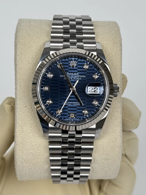 Rolex Datejust 36mm Steel and White Gold 126234-0057 2