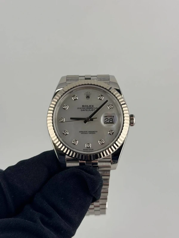 Rolex 41mm Steel and White Gold 126334-0020 3