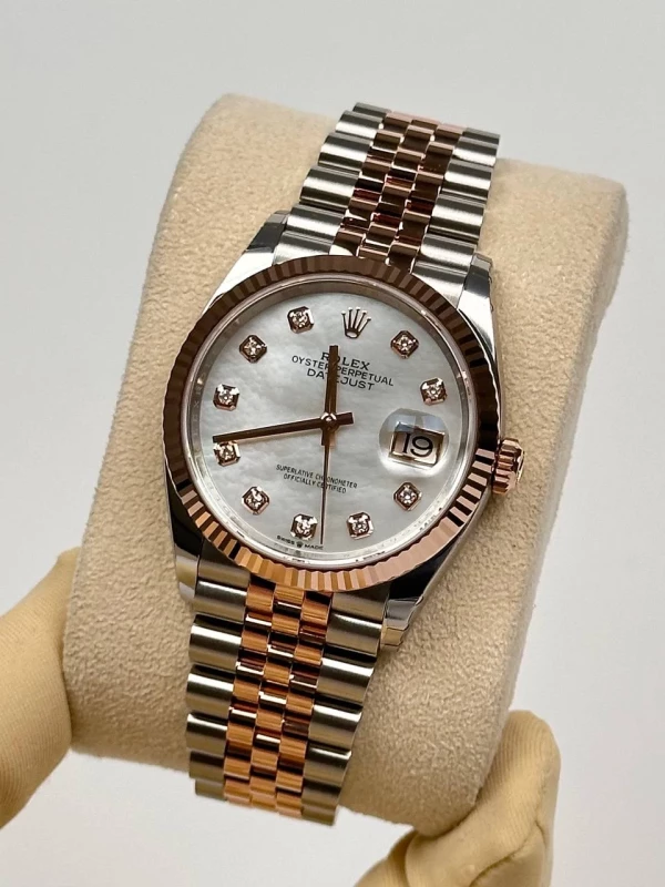 Rolex 36mm Steel and Everose Gold 126231-0021 4