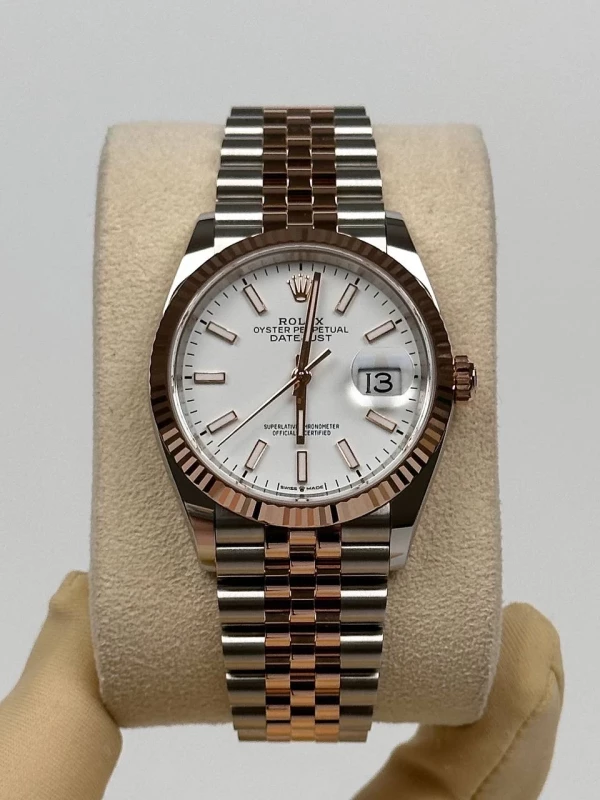 Rolex Datejust 36mm Steel and Everose Gold 126231-0017 2