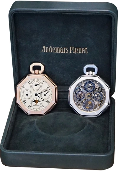 Pocket Watch Perpetual Calendar Set