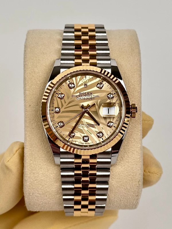 Rolex Datejust 36mm Steel and Yellow Gold 126233-0043 2