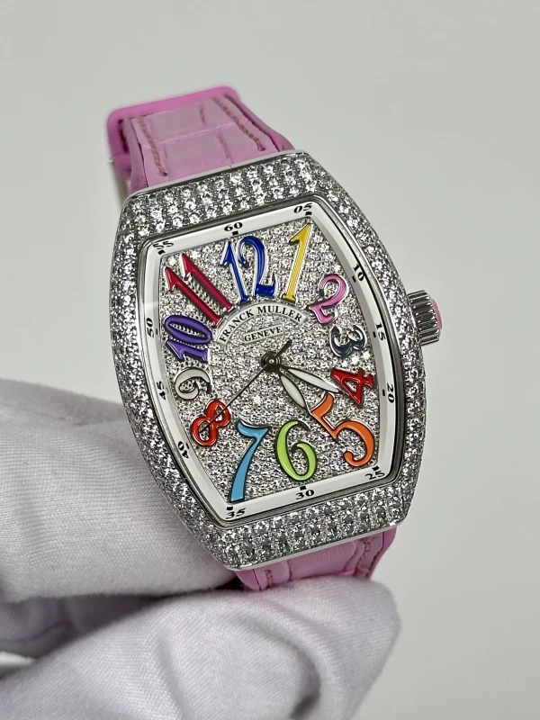 Franck Muller DIAMOND PAVE COLOR DREAMS V35 SC AT FO D CD COL DRM 3