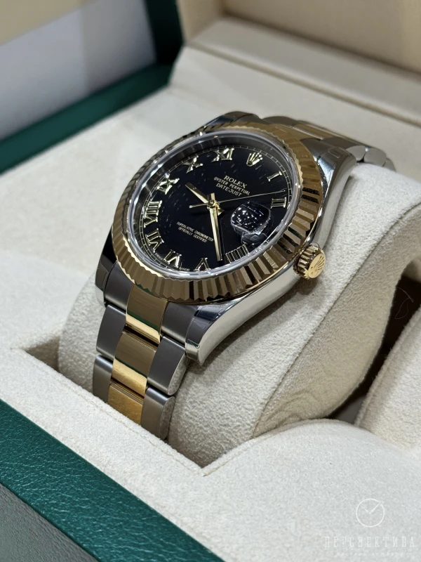 Rolex II 41mm Steel and Yellow Gold  116333 bkro 3