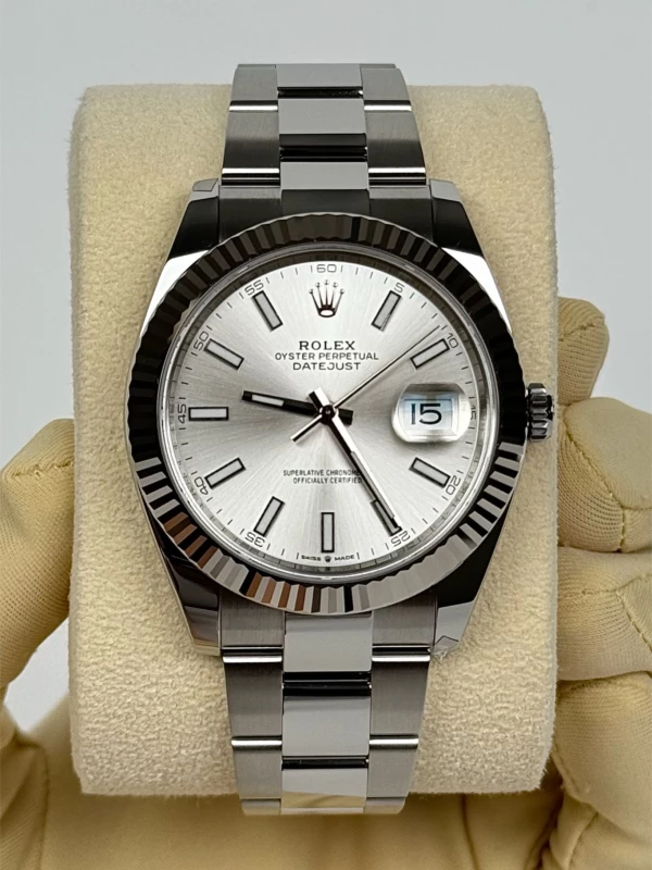 Rolex 41 mm, steel and white gold 126334-0003 2