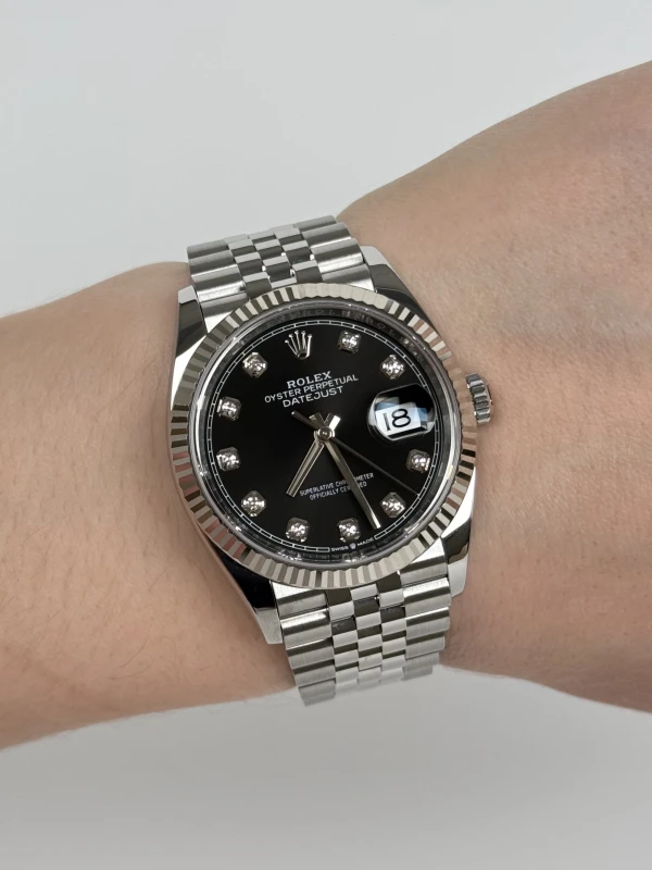 Rolex 36mm Steel and White Gold 126234-0027 7