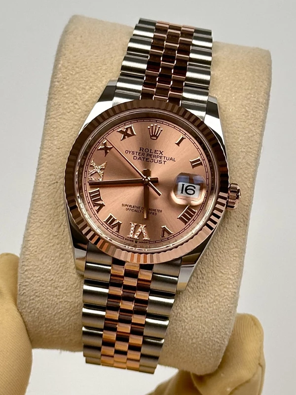 Rolex 36mm Steel and Everose Gold 126231-0027 4