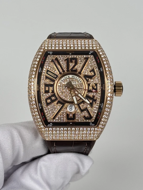 Franck Muller Vanguard Diamonds V 45 SC DT 5N NR  Tun 2