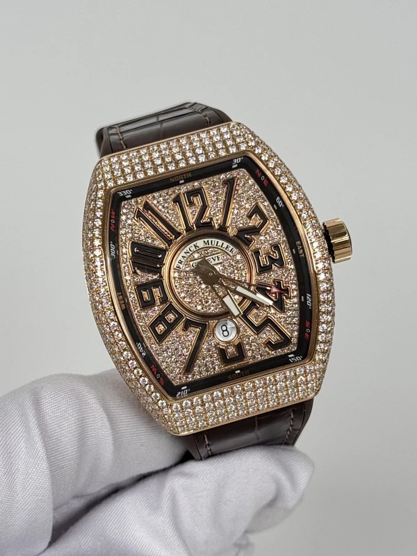 Franck Muller Vanguard Diamonds V 45 SC DT 5N NR  Tun 3