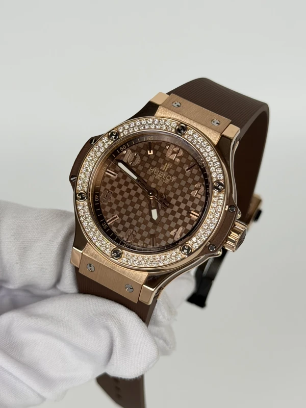 Hublot Red Gold Cappuccino Diamonds 361.PC.3380.RC.1104 3