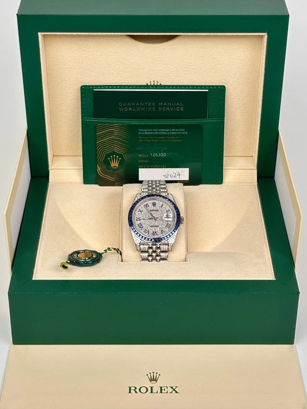 Rolex 41 mm 126300FIX saphir 5