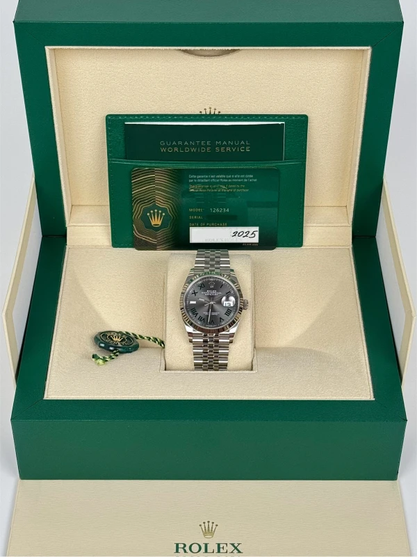 Rolex 36 mm, Oystersteel and white gold 126234-0045 5