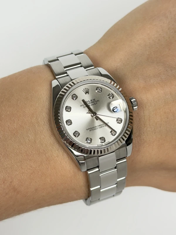 Rolex 31mm Steel and White Gold 178274-0030 4