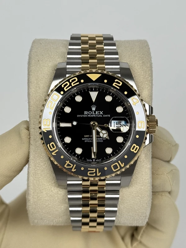 Rolex GMT Master II 40mm Steel and Yellow Gold 126713grnr-0001 2