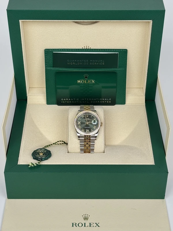 Rolex 36 mm, Oystersteel, yellow gold and diamonds 126283rbr-0011 5