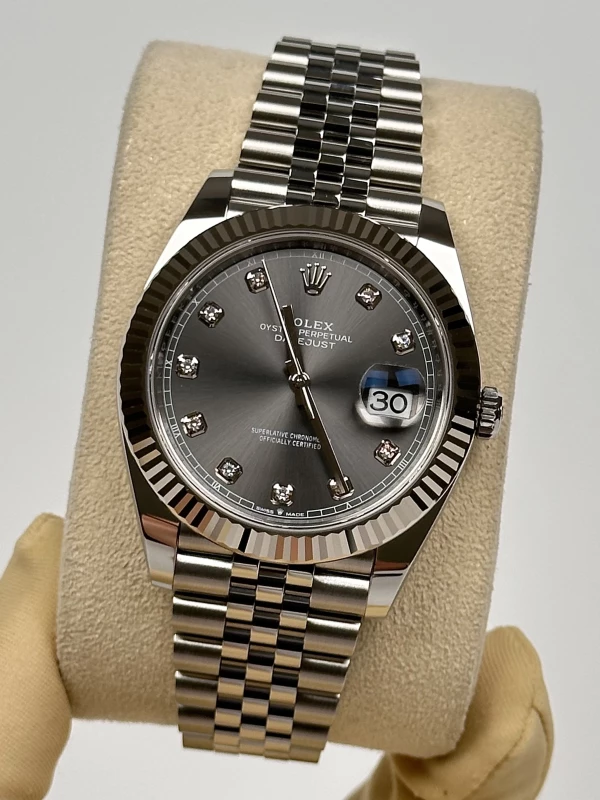 Rolex 41mm Steel and White Gold 126334-0006 4