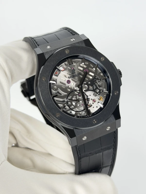Hublot Ultra-Thin Skeleton All Black 515.CM.0140.LR 2