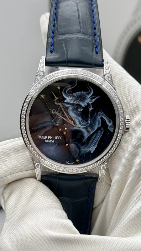 Patek Philippe Rare Handcrafts Zodiac TAURUS 5077/100G-063 2