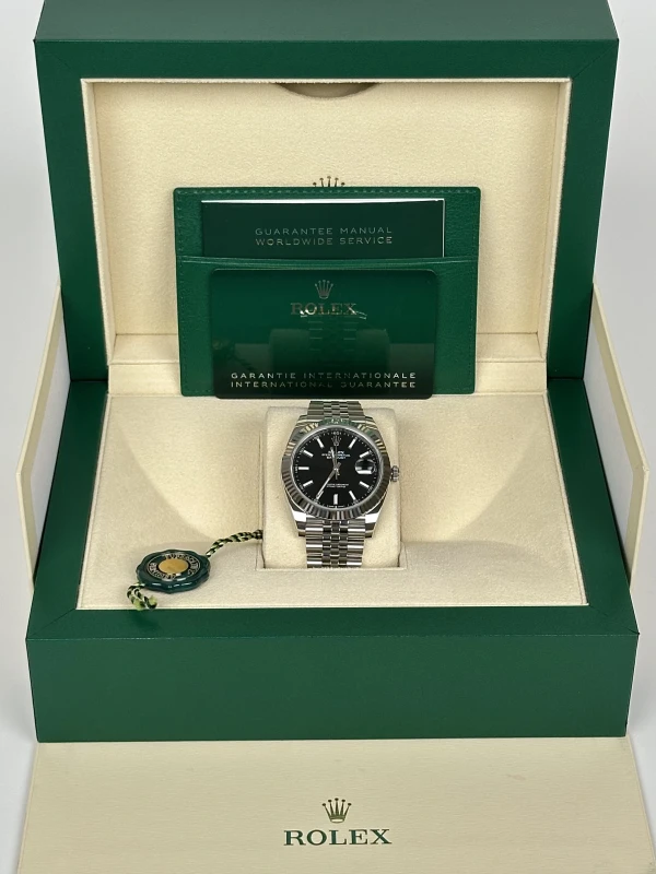 Rolex 41 mm, steel and white gold 126334-0018 5