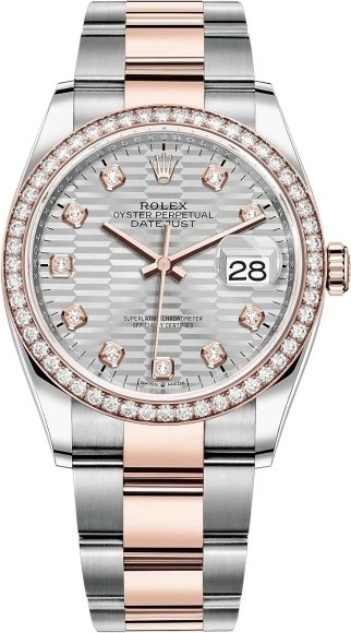 Rolex Datejust 36mm Steel and Everose Gold 126281rbr-0028 изображение - 1