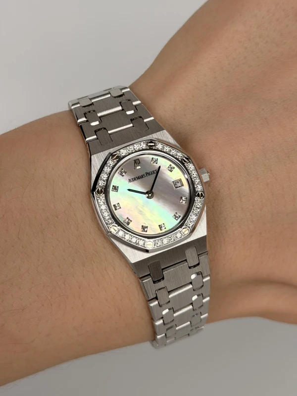 Audemars Piguet Ladies White Gold 66344BC.ZZ.0722BC.18 4