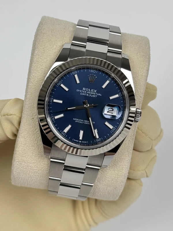 Rolex 41 mm, steel and white gold  126334-0001 4
