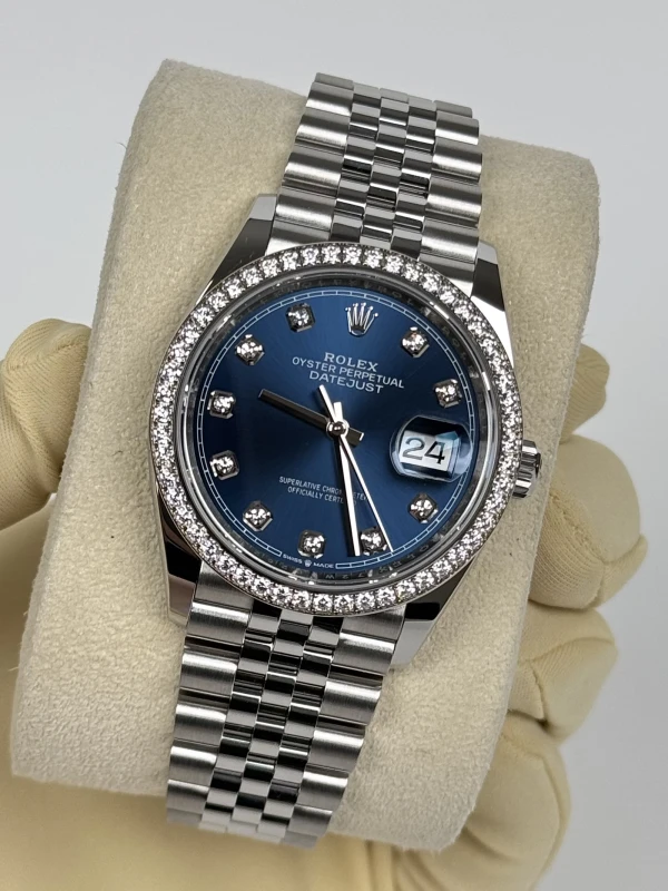 Rolex 36mm Steel and White Gold 126284rbr-0029 4