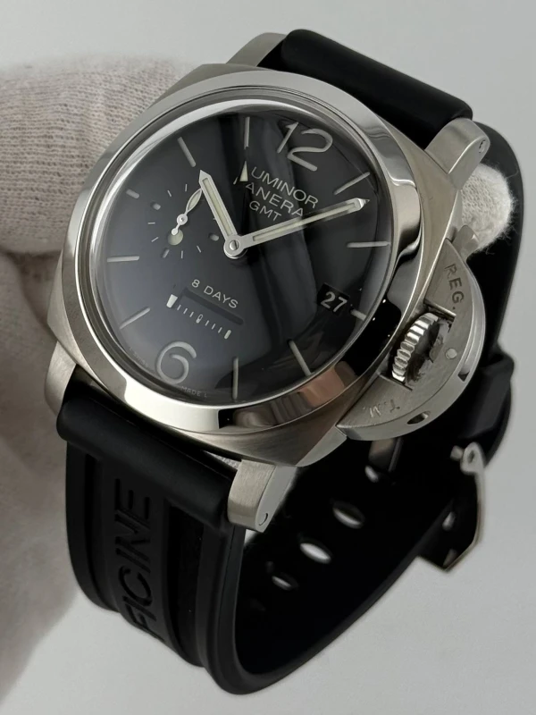 Panerai 8 Days GMT Acciaio - 44mm PAM00233 4