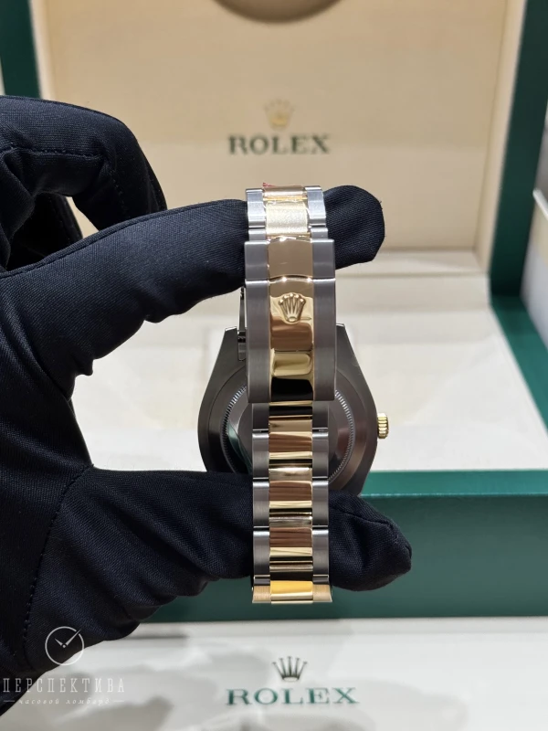 Rolex II 41mm Steel and Yellow Gold  116333 bkro 4