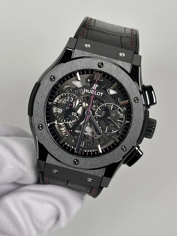 Hublot Chronograph Aero Womanity Black Ceramic 525.CM.0179.LR.WTY14 4