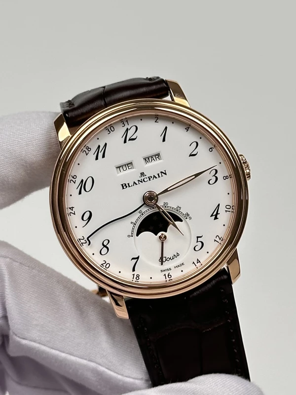 Blancpain Moon Phase Complete Calendar "8 Jours" 6639A-3631-55B 3