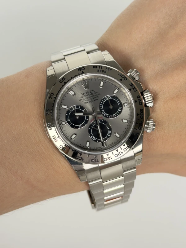 Rolex COSMOGRAPH 40mm White Gold 116509-0072 5