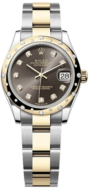 31MM STEEL AND YELLOW GOLD