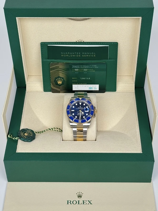 Rolex Date 41 mm Steel and Yellow Gold 126613lb-0002 5