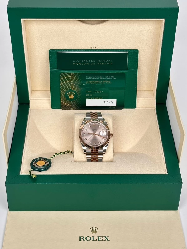 Rolex 41mm Steel and Everose Gold 126331-0008 5