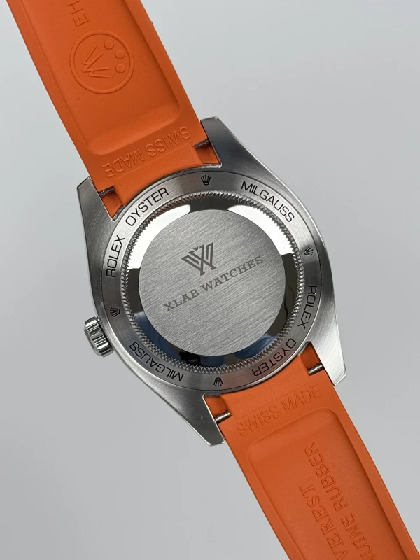 Rolex 40mm Steel White Orange 6