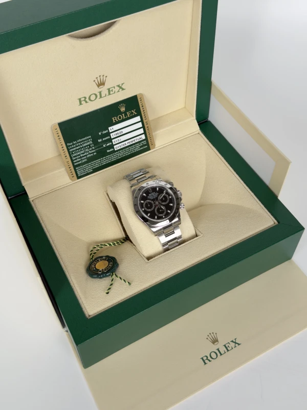 Rolex Cosmograph Daytona 40mm Steel 116520-Black 5