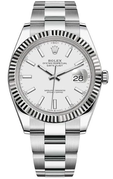 Rolex 41mm Steel and White Gold 126334 0009