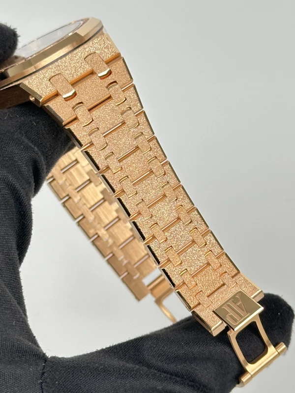 Audemars Piguet Double Balance Wheel Openworked 37 mm 'Frosted' 15468OR.YG.1259OR.01 6