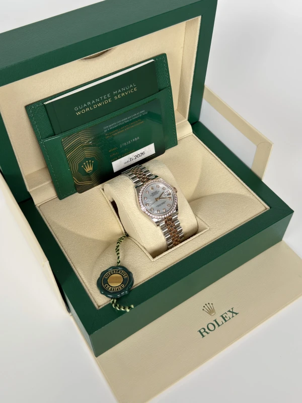 Rolex 31mm Steel and Everose Gold 278381RBR-0026 5