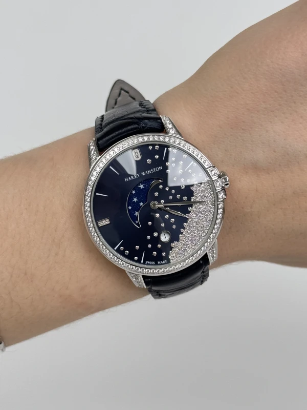 Harry Winston Diamond Drops 39mm MIDQMP39WW004 9