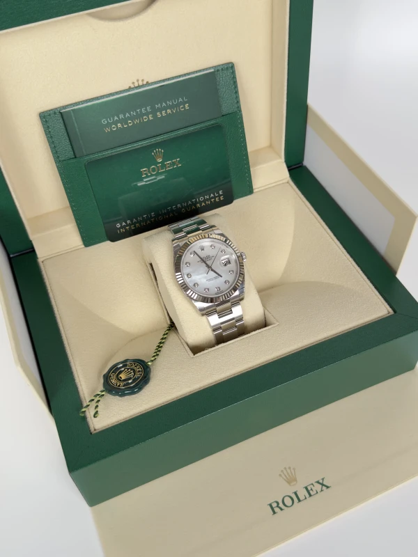 Rolex 41 mm, Oystersteel and white gold 126334-0019 5