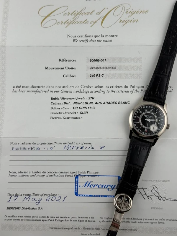 Patek Philippe 6006 6006G-001 5