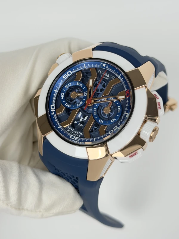 Jacob & Co Chrono Messi Rose Gold EC313.42.PE.AA.A 4
