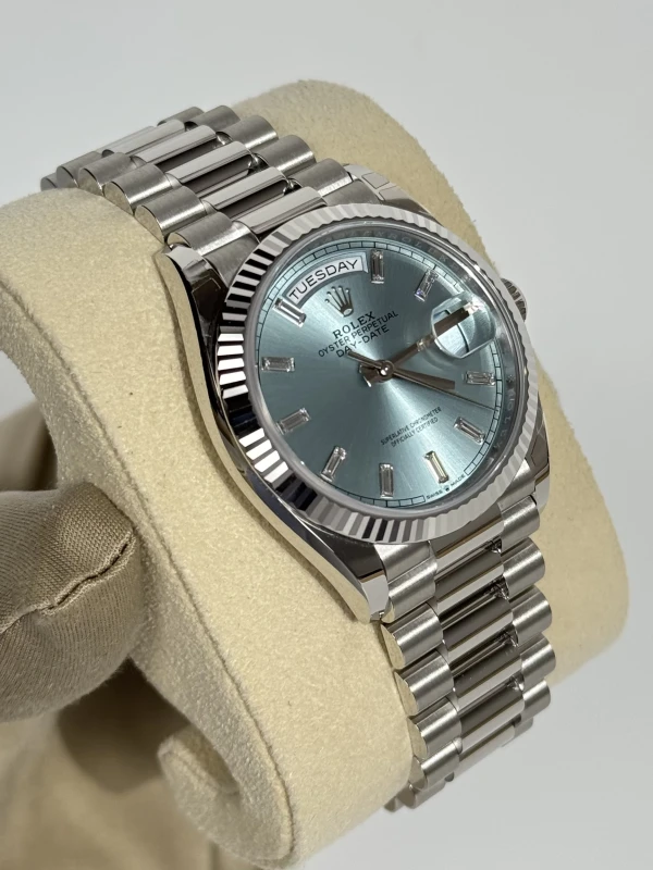 Rolex 36mm Platinum 128236-0009 2