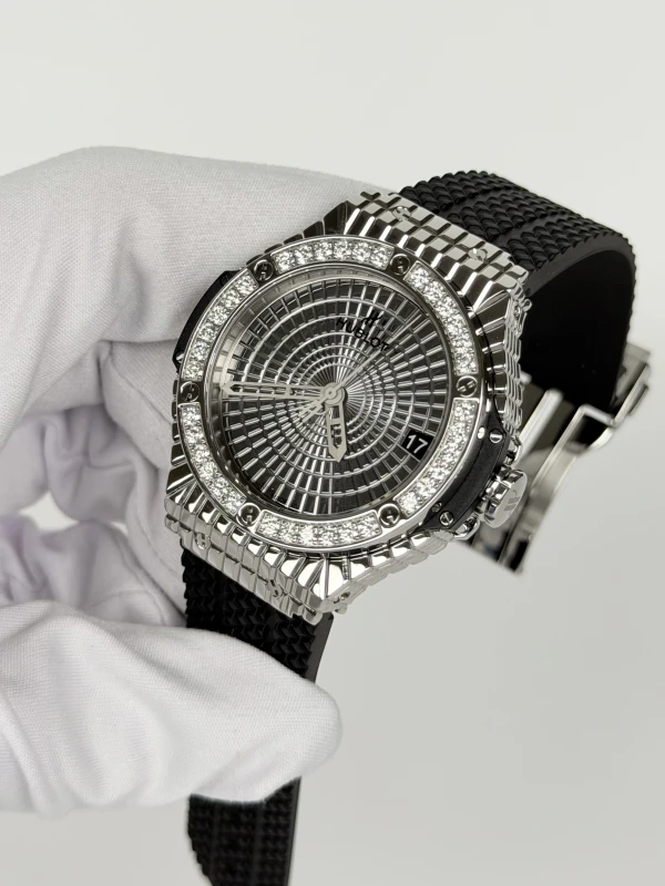 Hublot Caviar Steel Diamonds 346.SX.0870.VR.1204 3