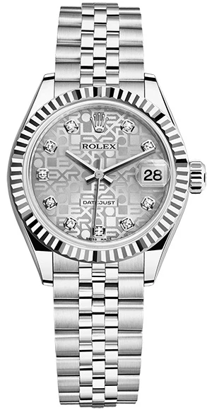 Lady-Datejust 26mm Steel and White Gold 
