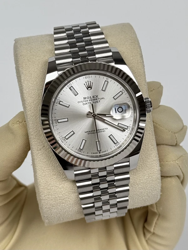 Rolex 41 mm, steel and white gold 126334-0004 3