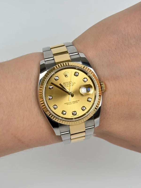 Rolex 36mm Steel and Yellow Gold 116233-0191 3